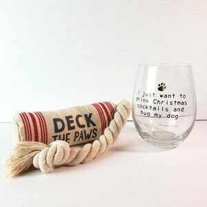Wine Glass & Dog Toy Sets